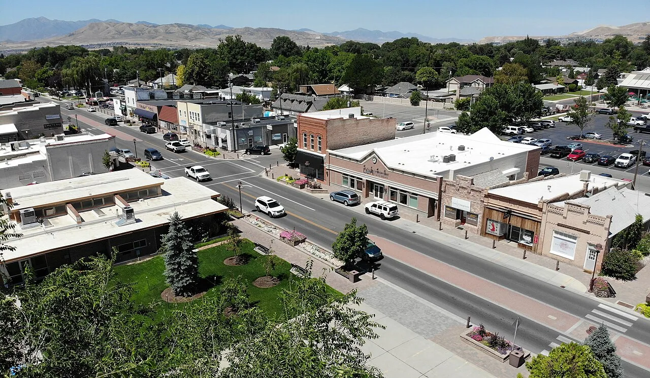 Downtown Commercial District, Sandy in West Jordan, UT
